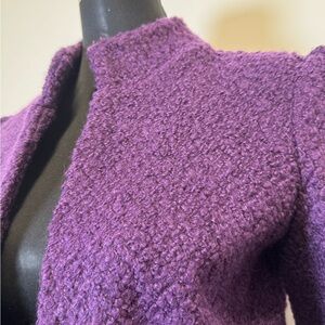 Vintage 80’s Rondo Casual 100% Wool Boucle Jacket, Textured Blazer